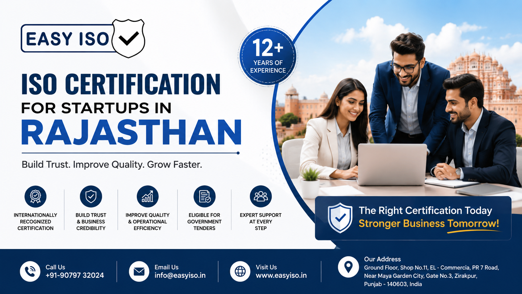 ISO Certification for Startups in Rajasthan